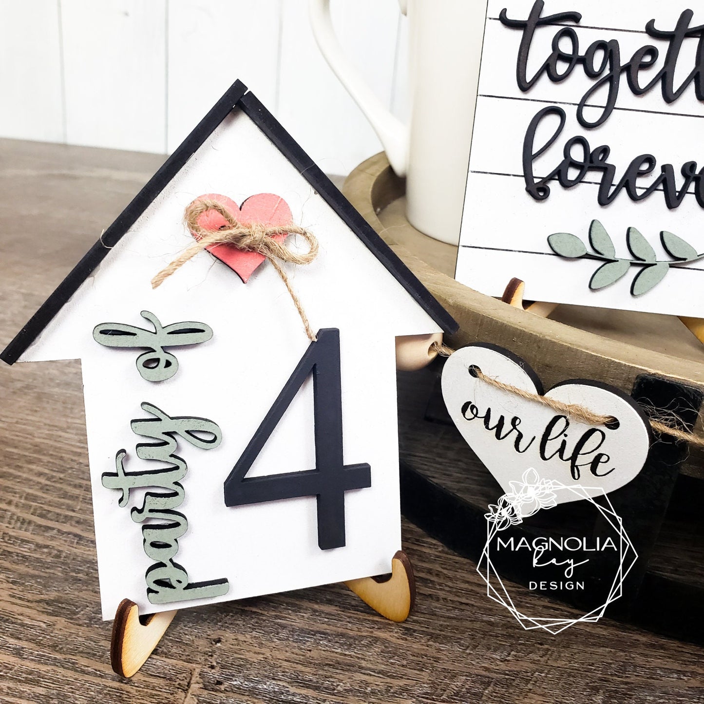 Home Sweet Home Tiered Tray DIY Paint Kit