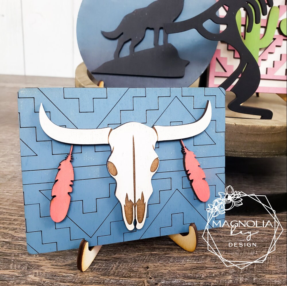 Southwest Desert Vibes Tiered Tray DIY Paint Kit