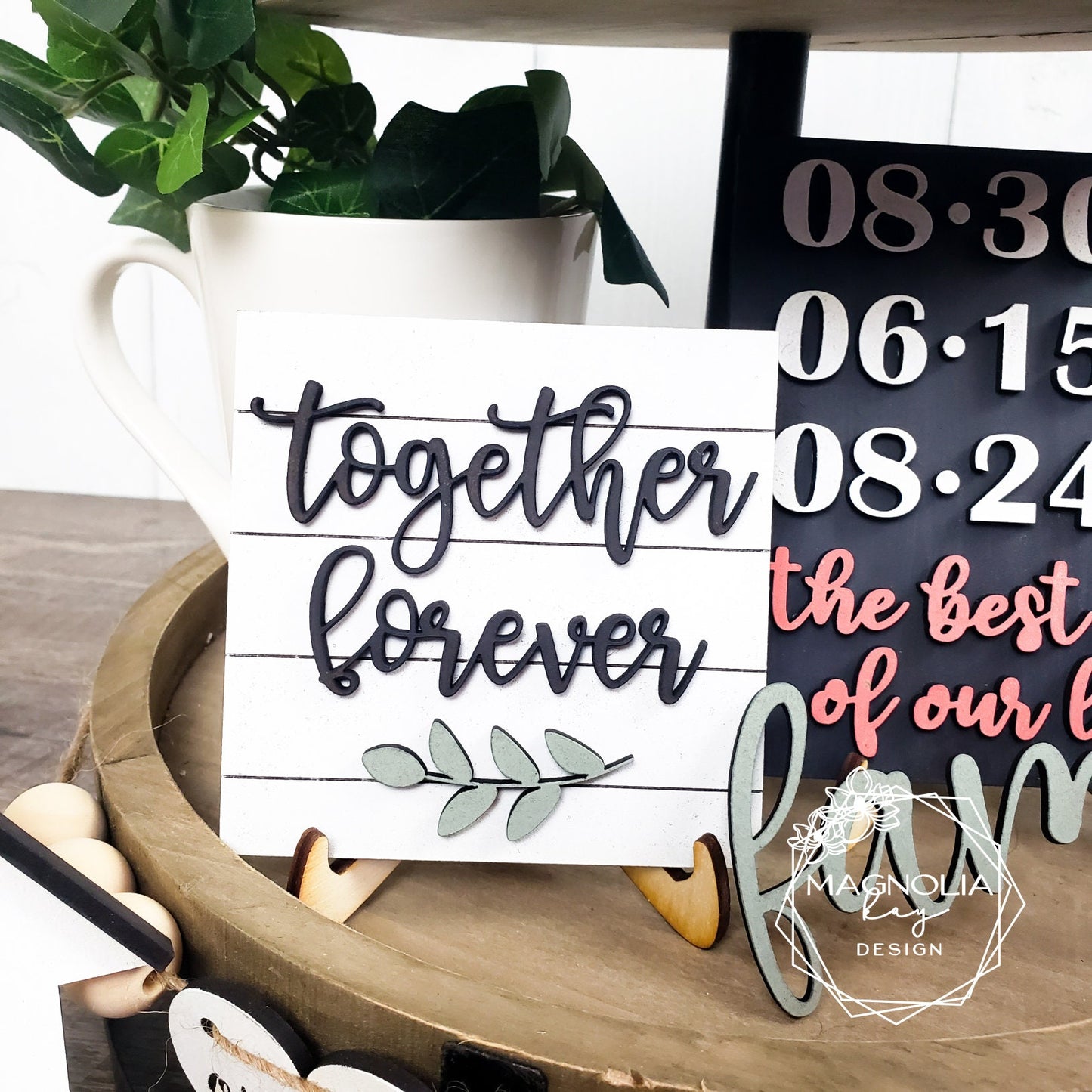 Home Sweet Home Tiered Tray DIY Paint Kit