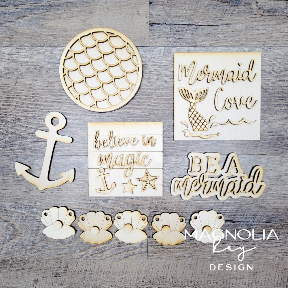 Be A Mermaid Tiered Tray Paint Kit