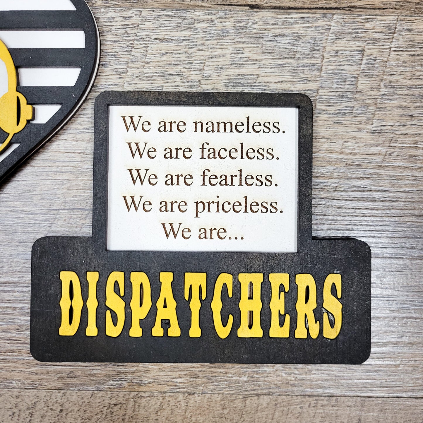 Dispatcher Appreciation Tiered Tray DIY Paint Kit