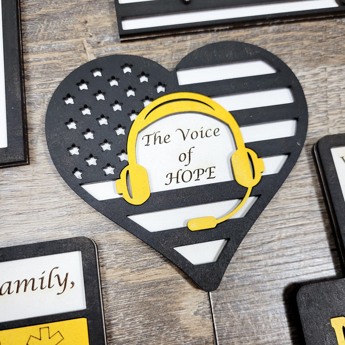 Dispatcher Appreciation Tiered Tray DIY Paint Kit