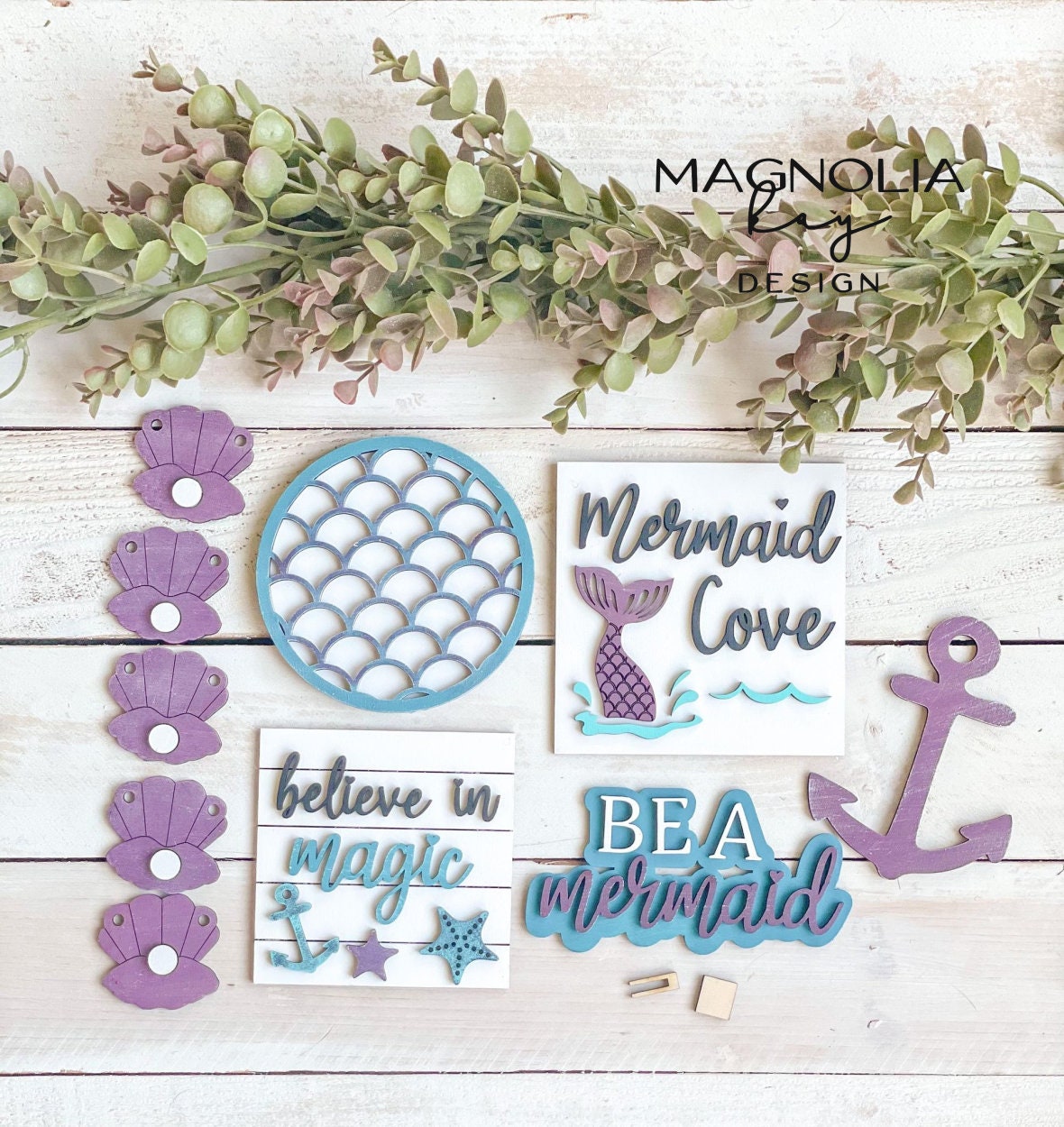 Be A Mermaid Tiered Tray Paint Kit