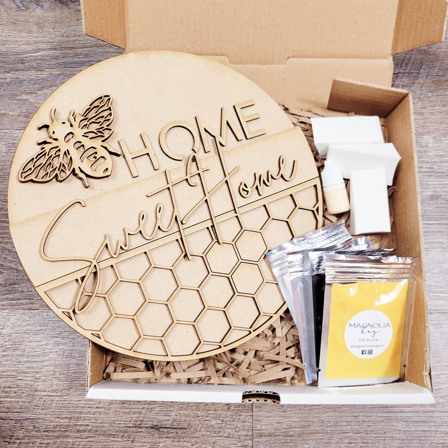 Bee Home Sweet Home DIY Paint Kit