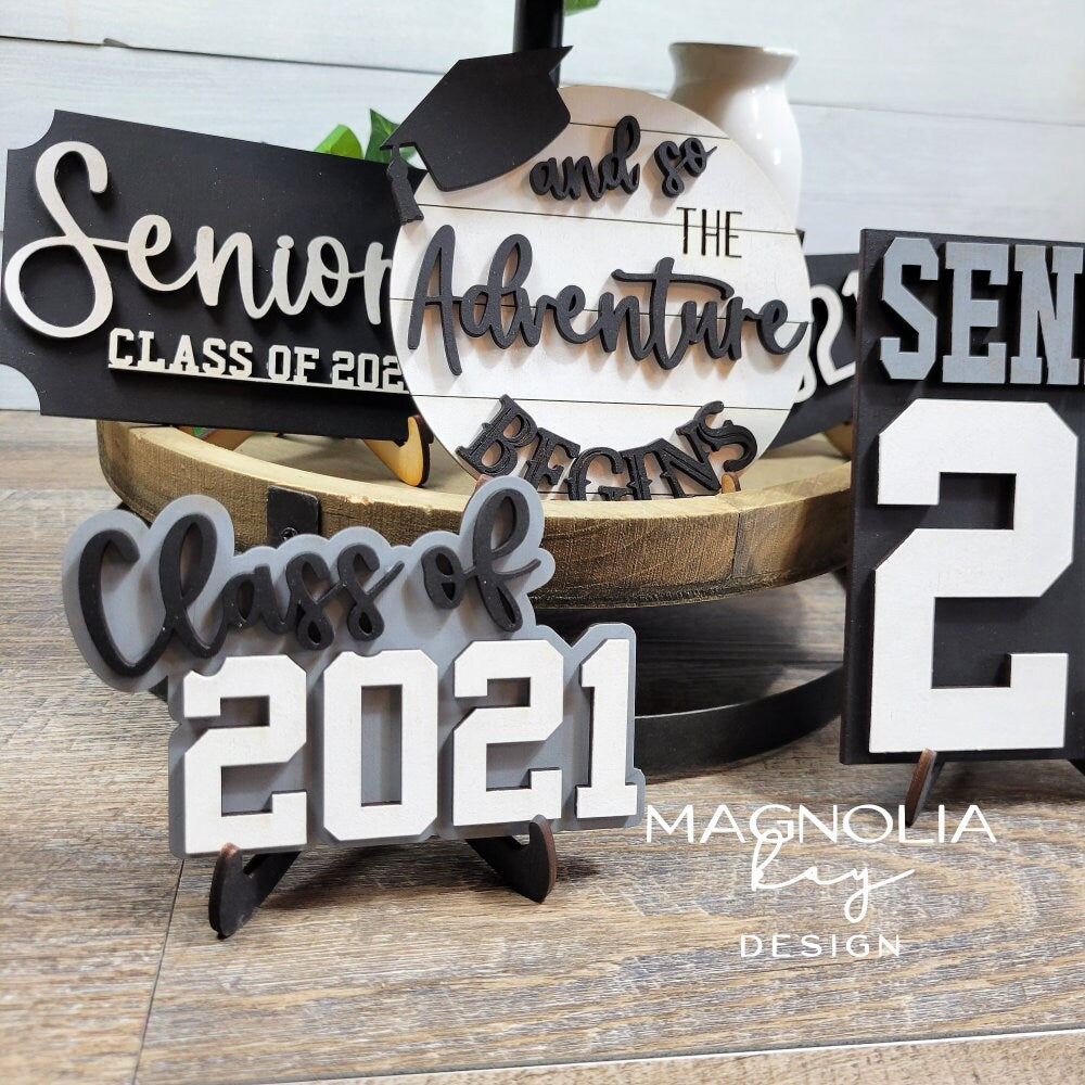 Graduation 2022 Seniors Tiered Tray DIY Paint Kit