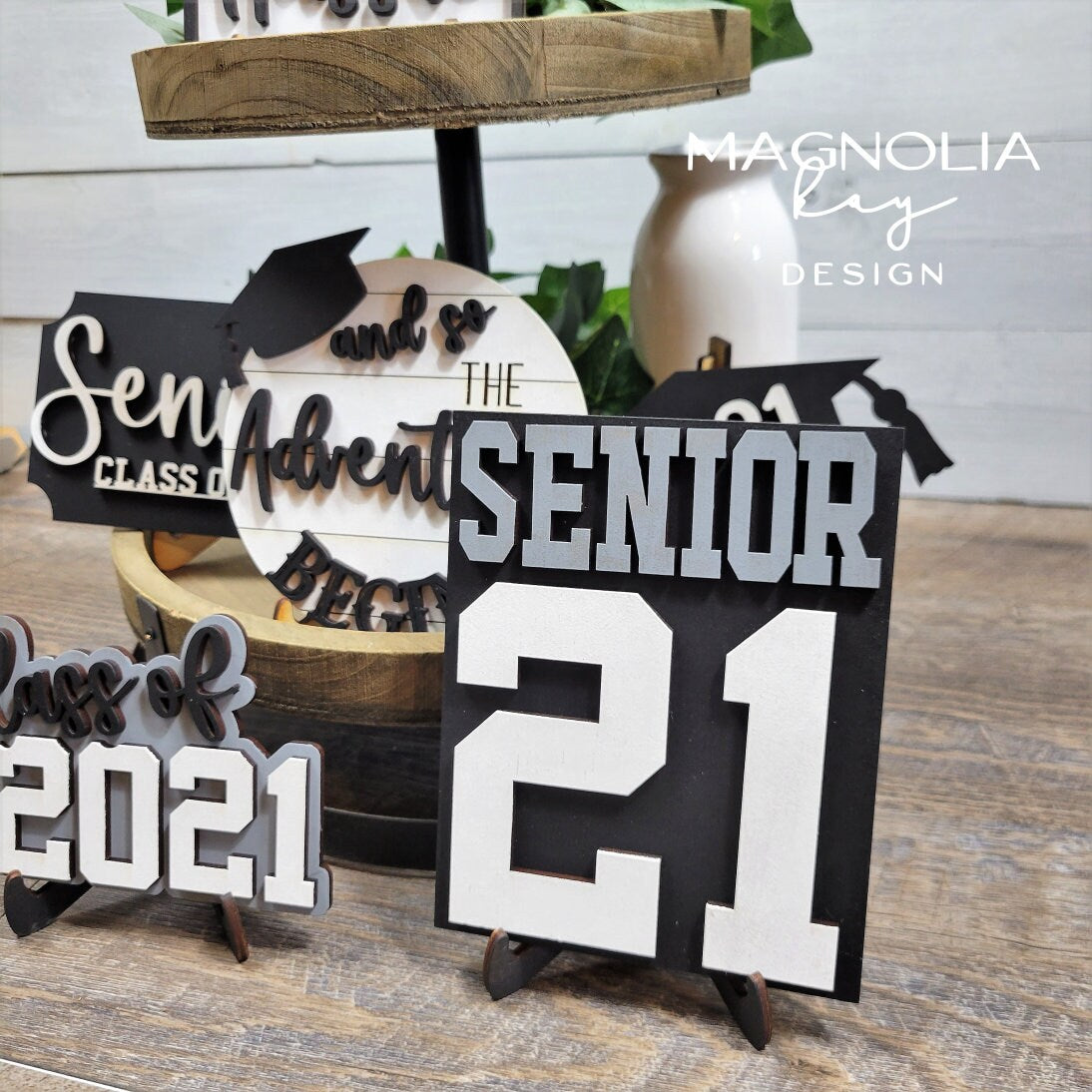 Graduation 2022 Seniors Tiered Tray DIY Paint Kit