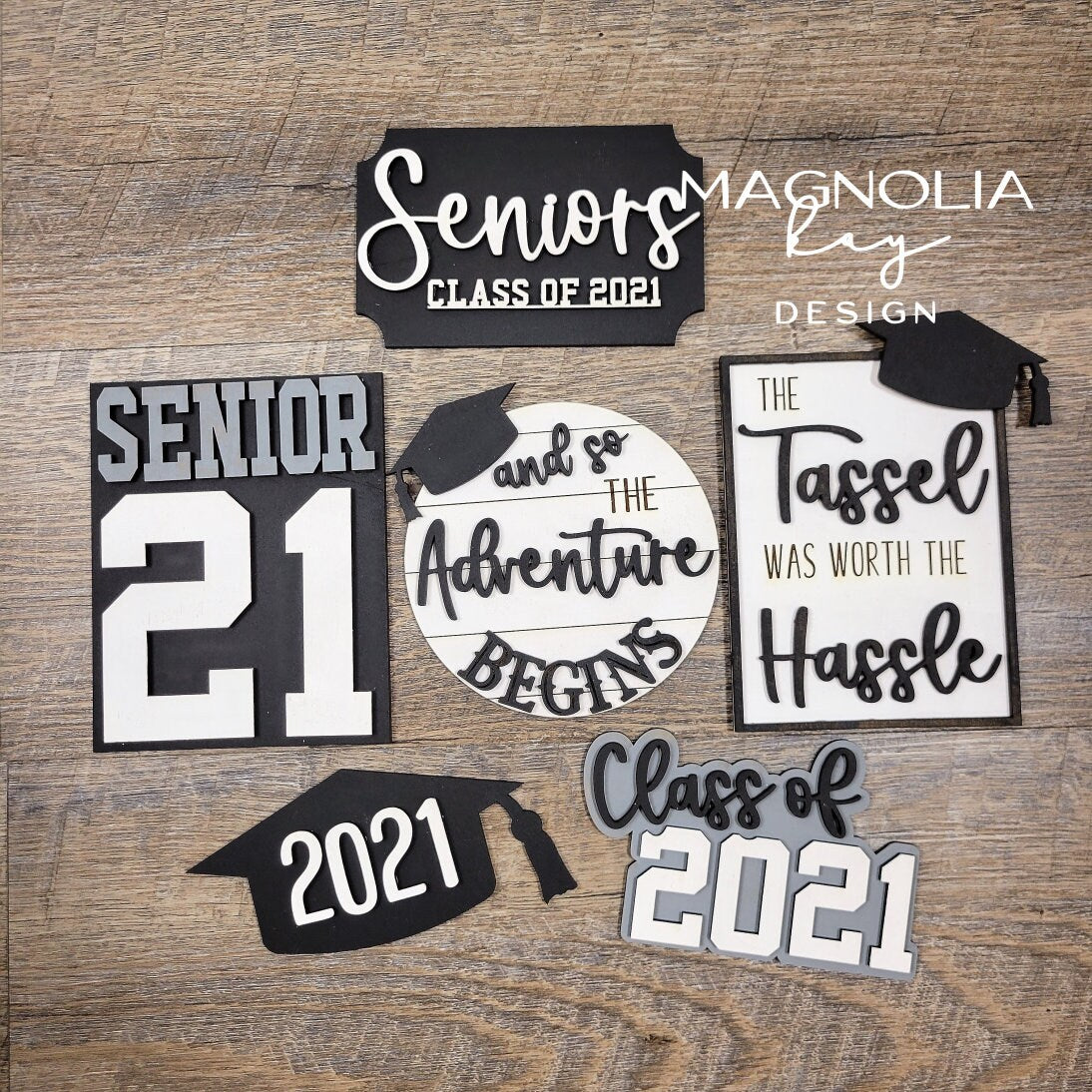 Graduation 2022 Seniors Tiered Tray DIY Paint Kit