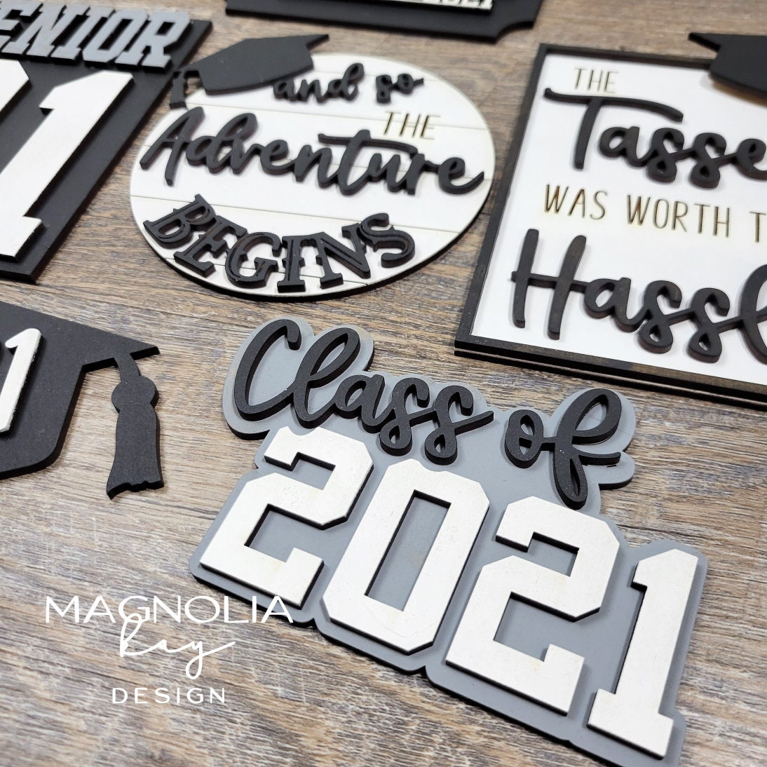 Graduation 2022 Seniors Tiered Tray DIY Paint Kit