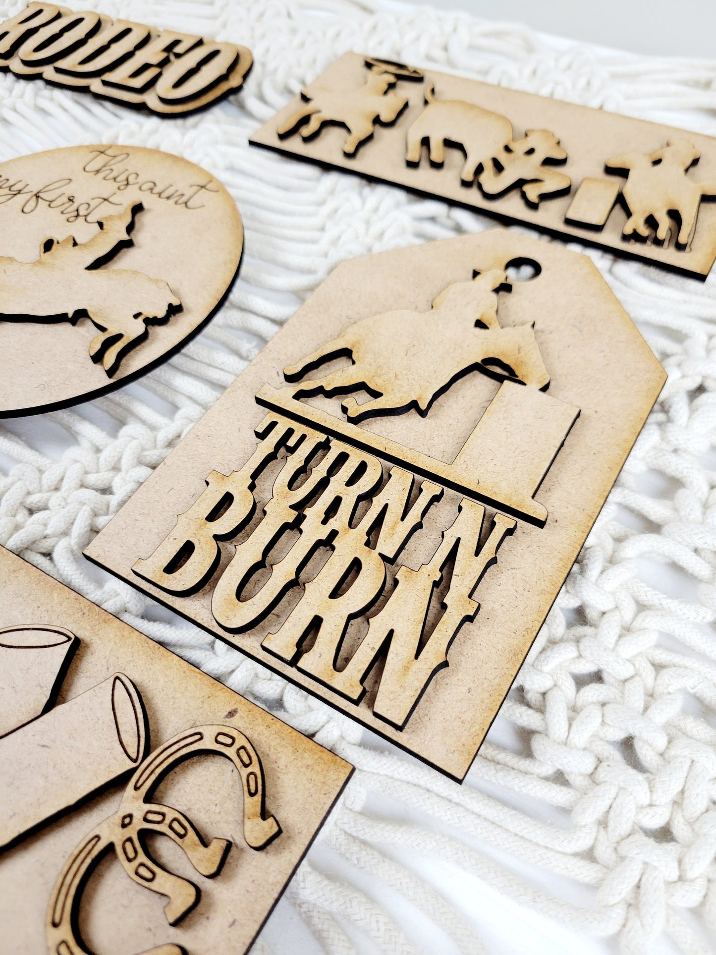 Rodeo Tiered Tray DIY Paint Kit