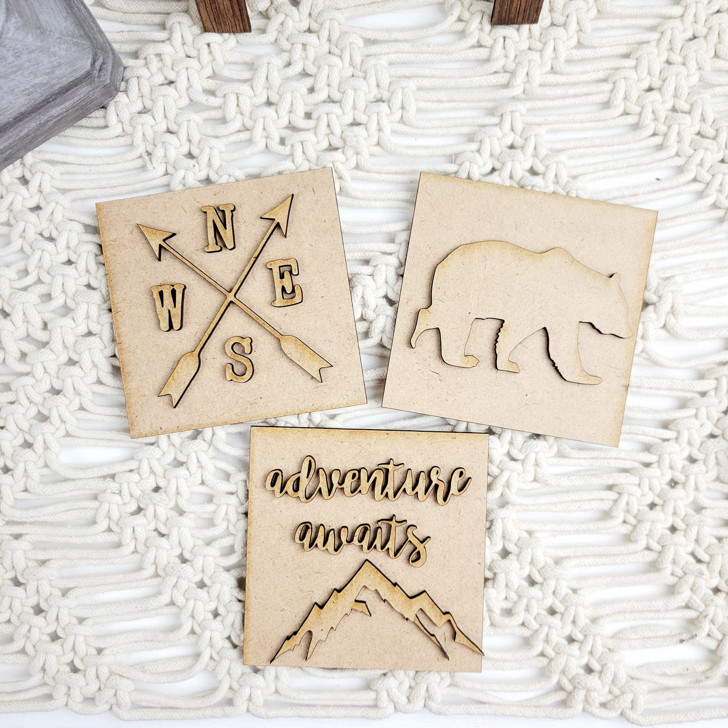 Adventure Awaits Square Tiles
