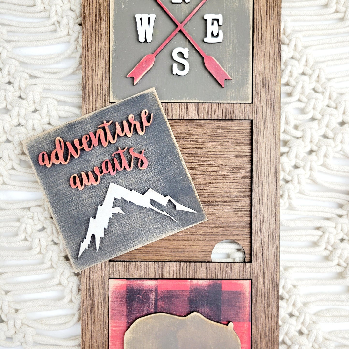 Adventure Awaits Square Tiles