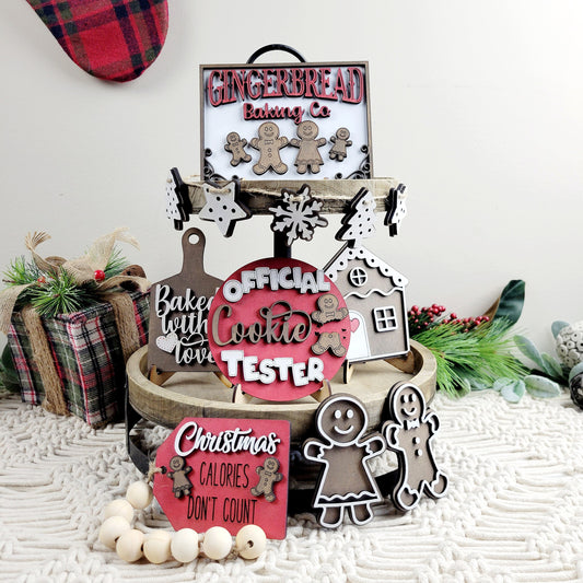 Christmas Gingerbread Cookie Tester DIY Paint Kit