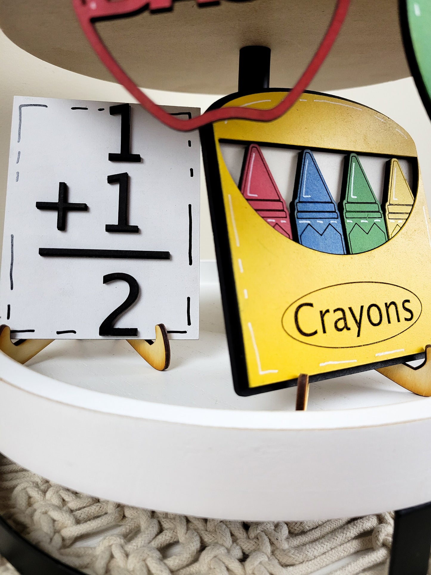 Back to School Tiered Tray DIY Paint Kit