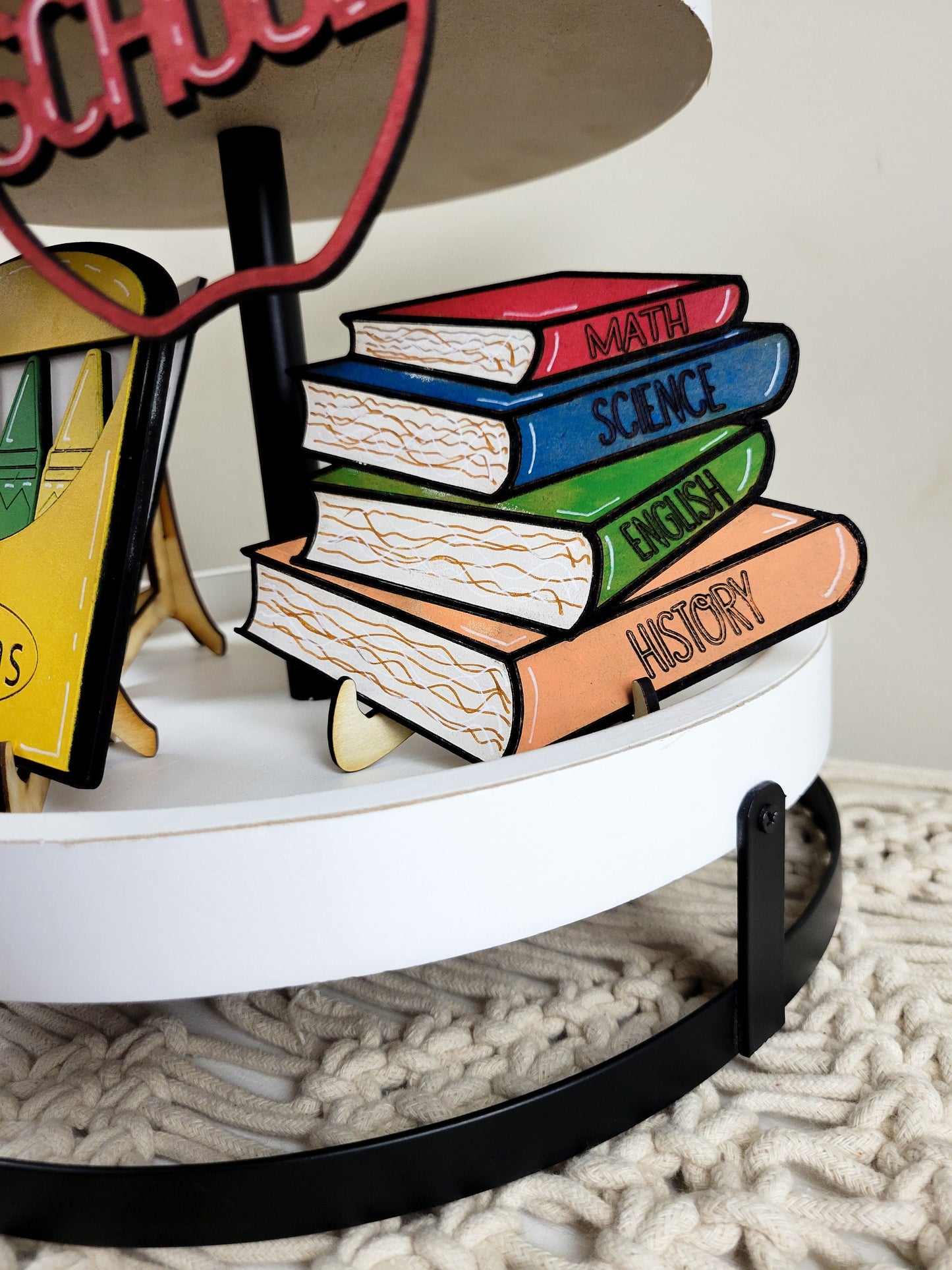 Back to School Tiered Tray DIY Paint Kit
