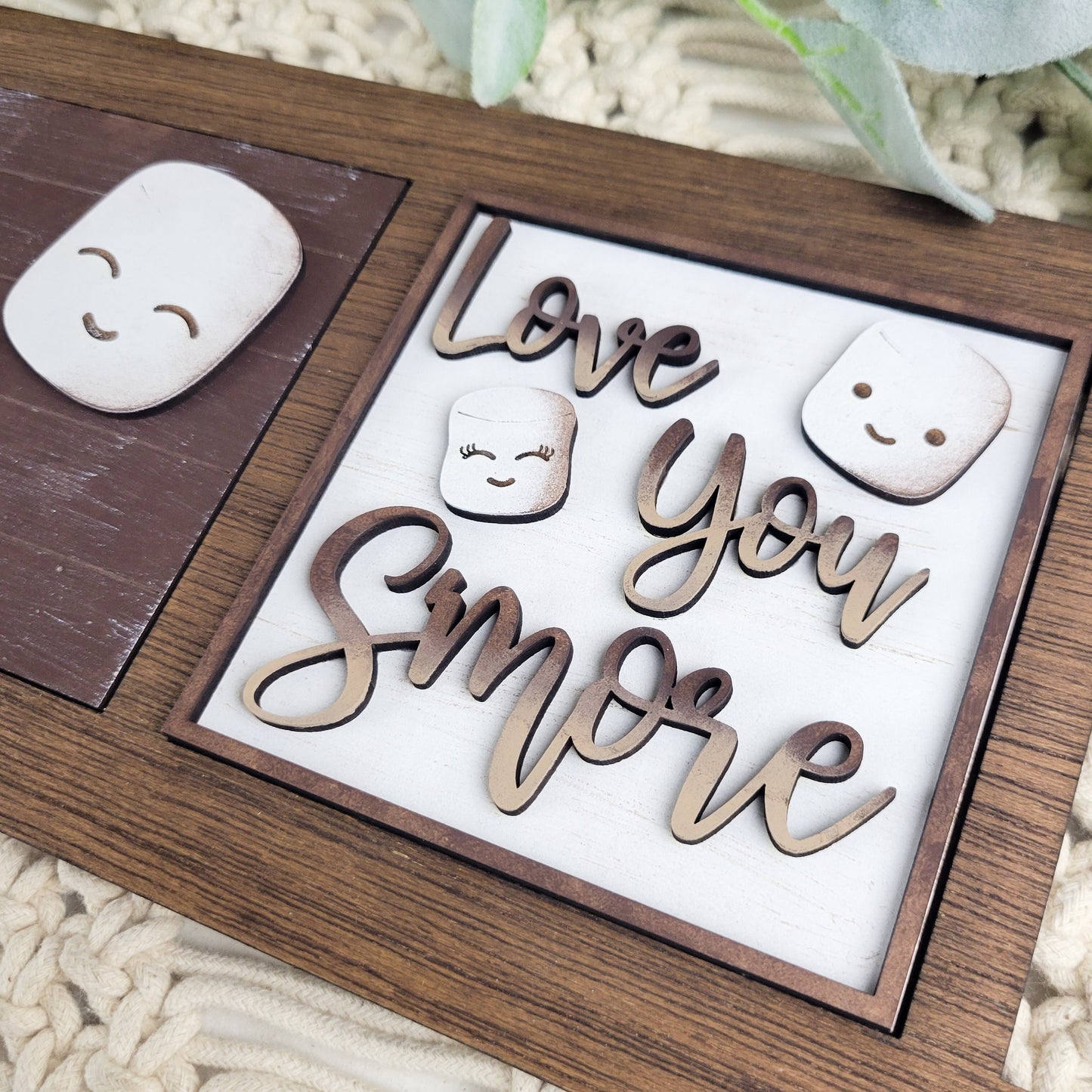 Love You Smore Square Tiles