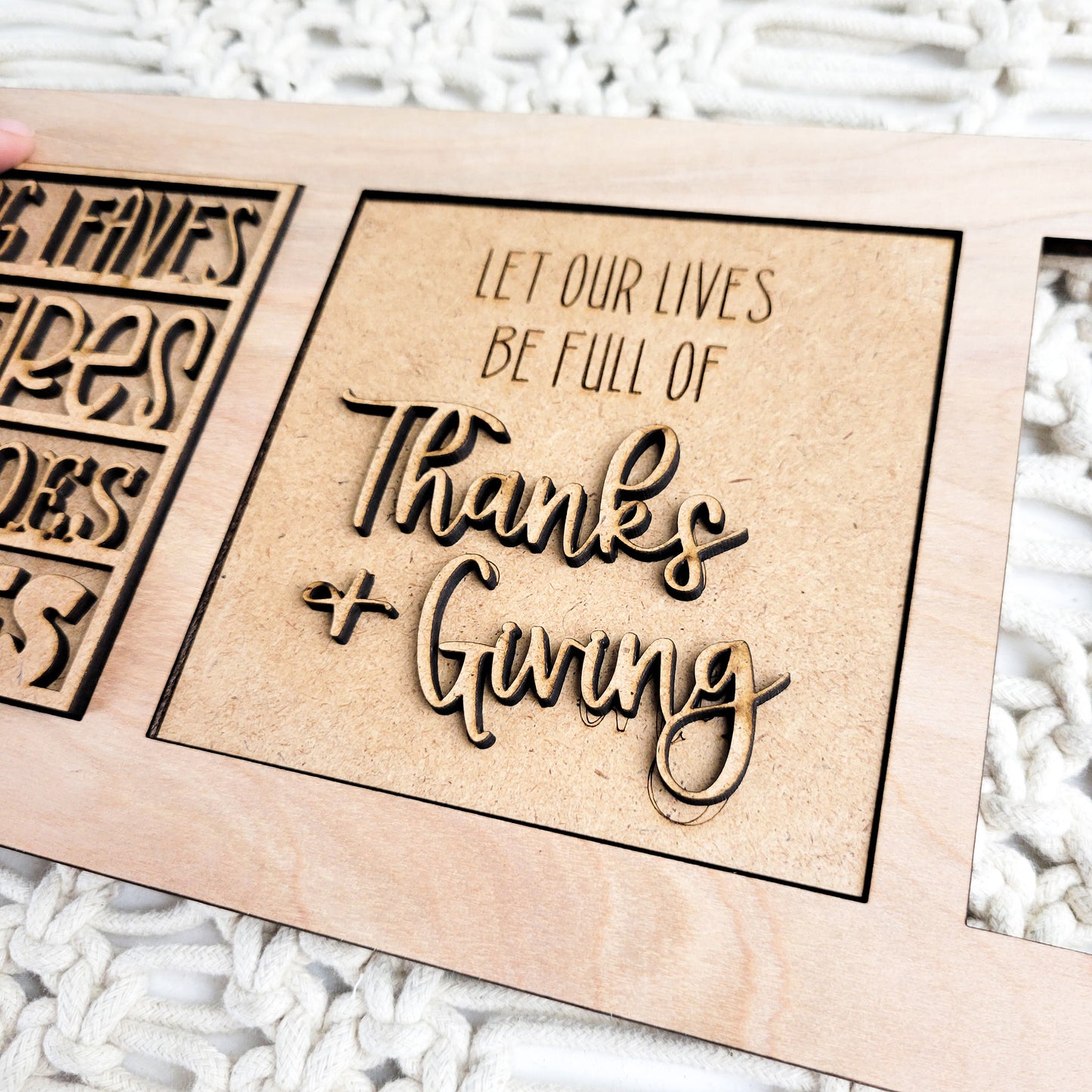 Thanksgiving Fall Square Tiles