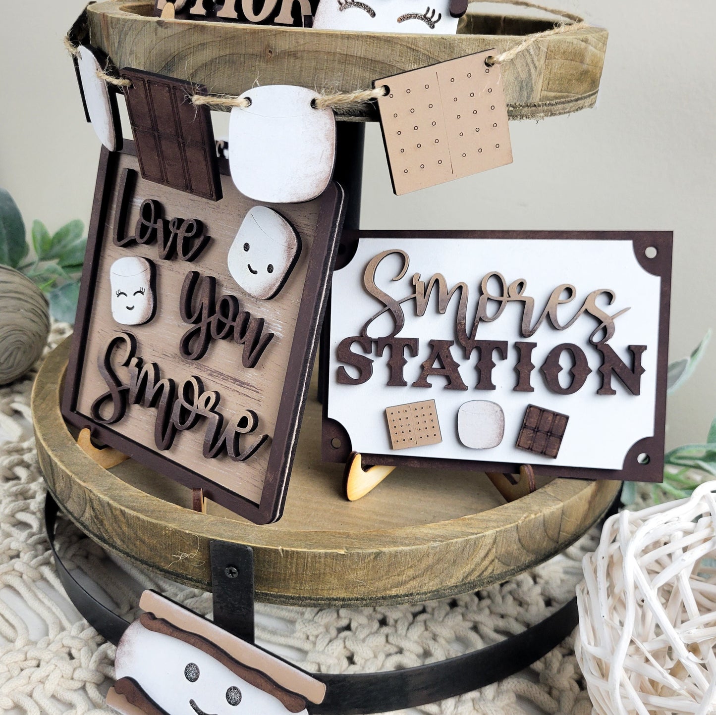 Smores Tiered Tray DIY Paint Kit
