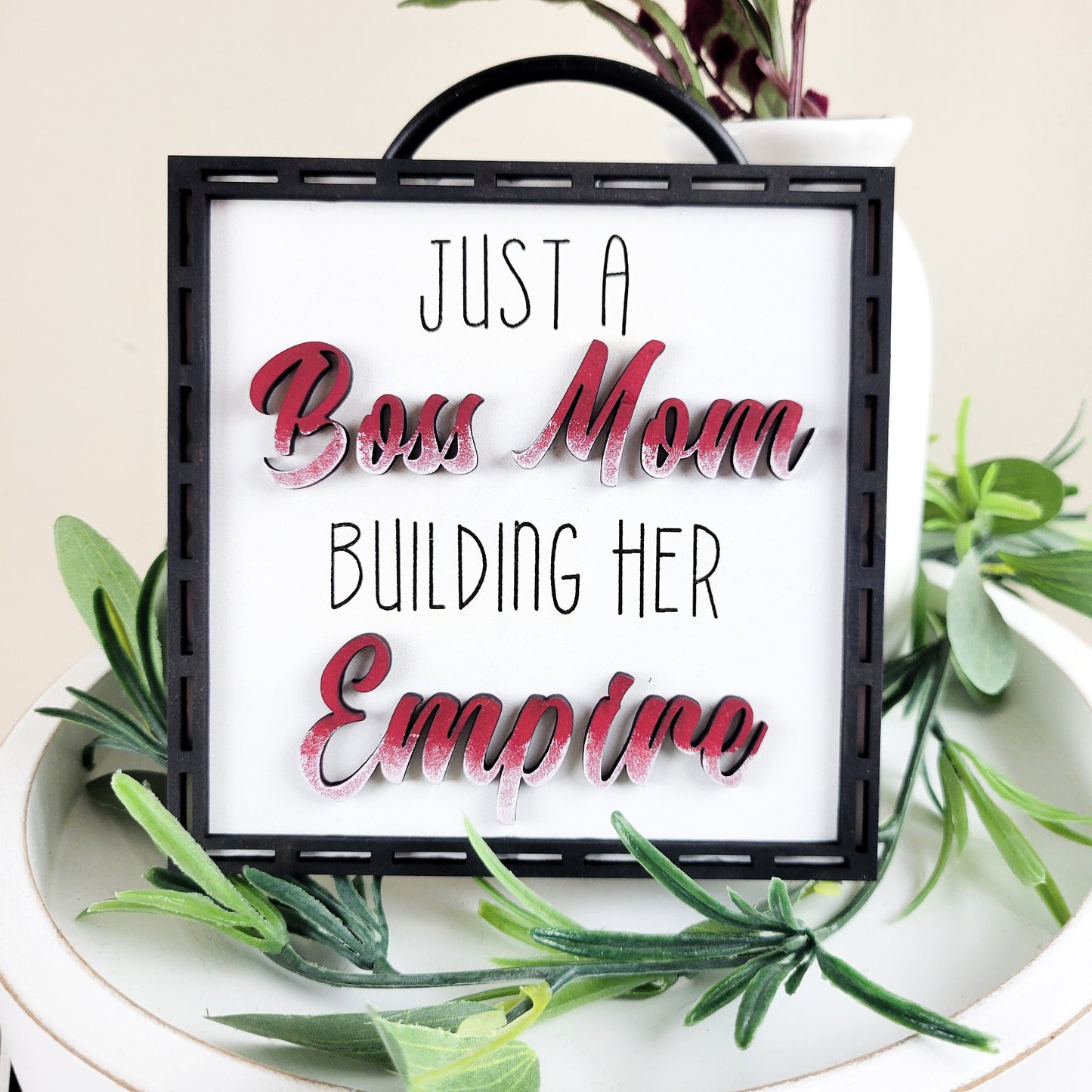 Boss Mom Entrepreneur Tiered Tray DIY Paint Kit