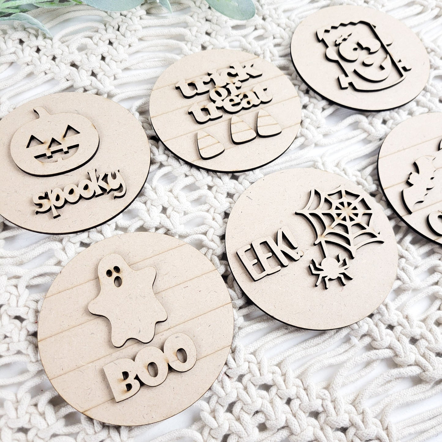 Halloween DIY Kids Mini Sign Kit