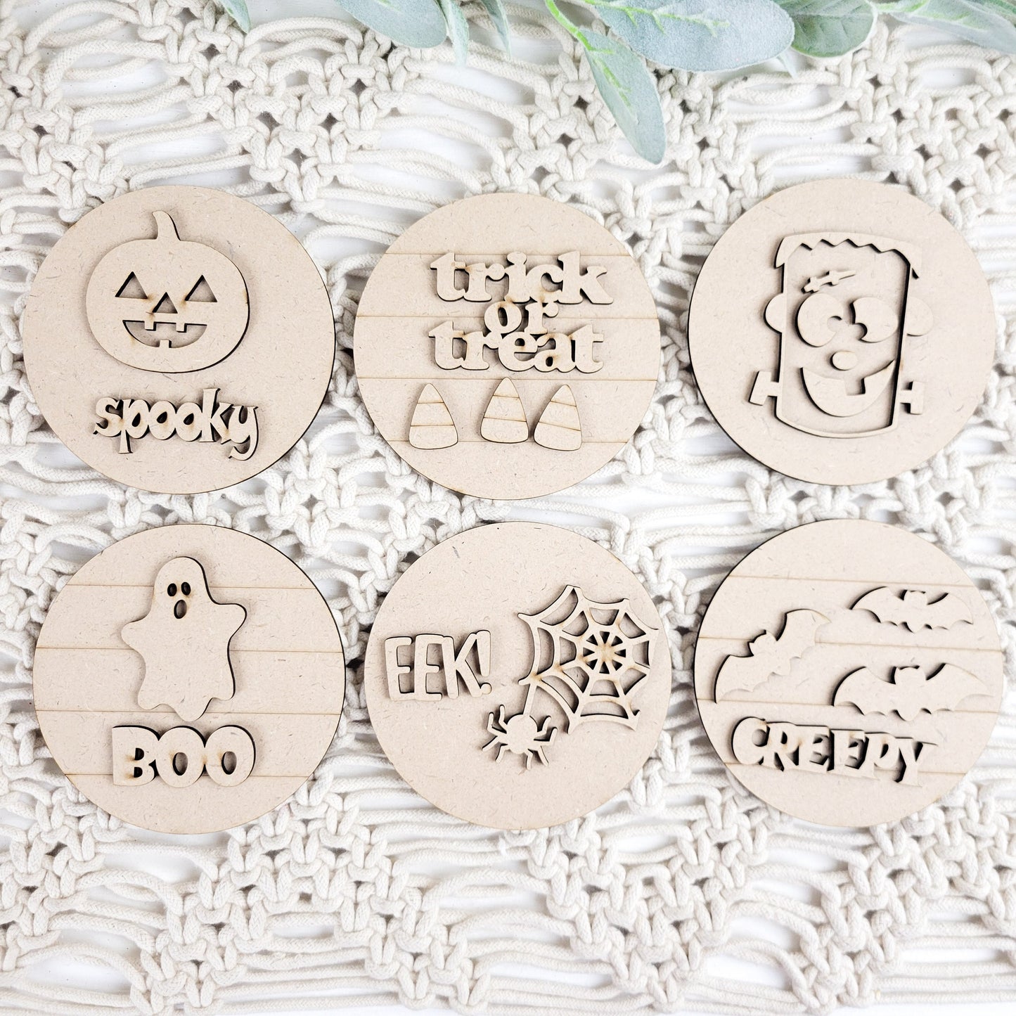 Halloween DIY Kids Mini Sign Kit