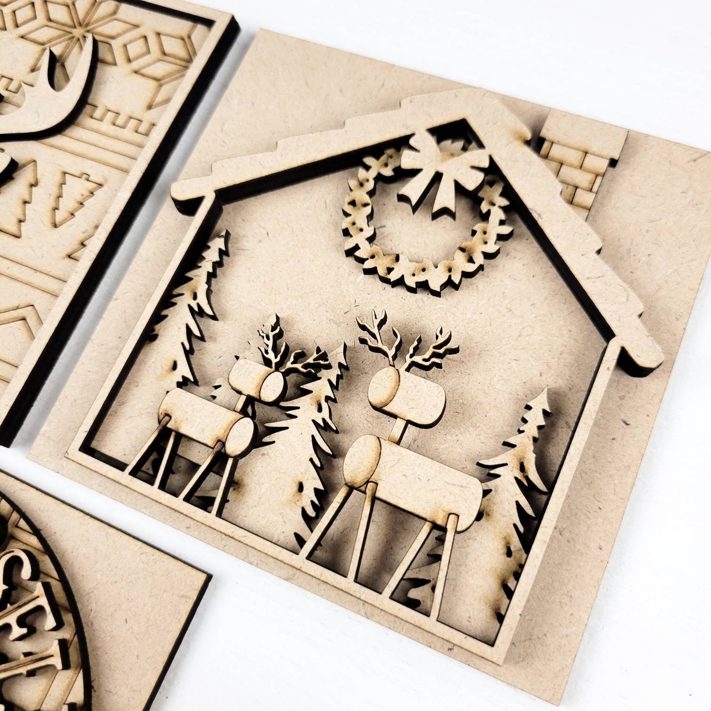 Have Yourself a Cozy Christmas Square Tiles