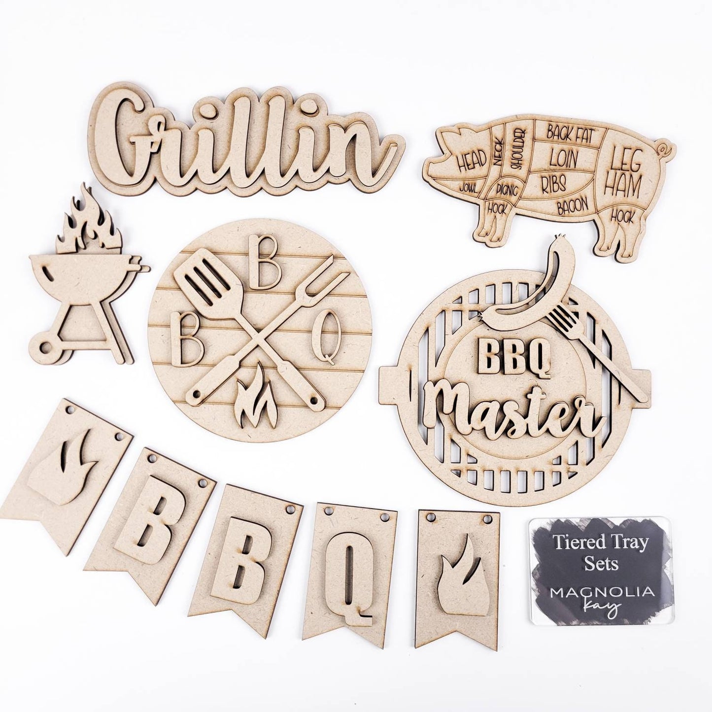 BBQ Master Tiered Tray DIY Paint Kit