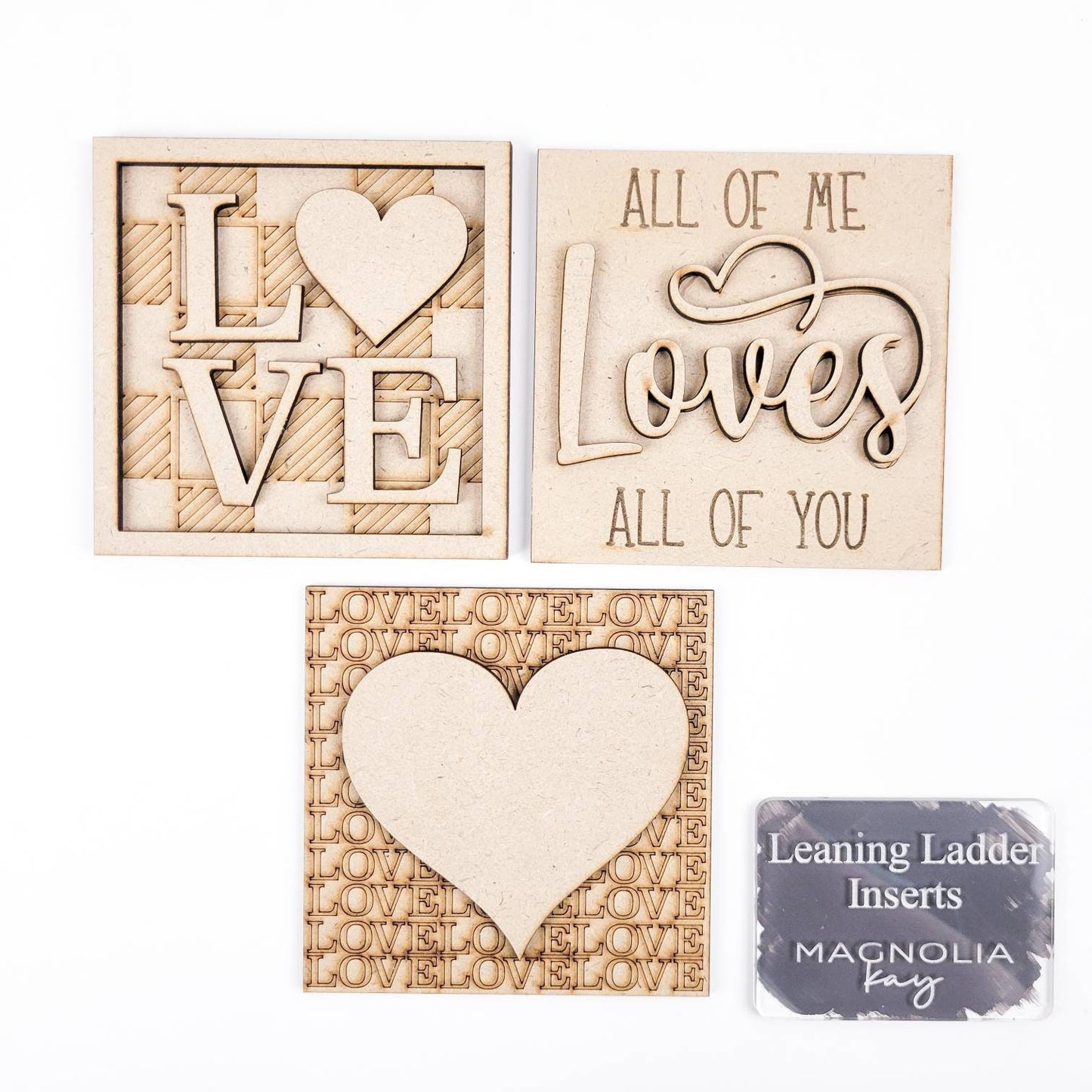 All Of Me Loves All Of You Valentine's Day Square Tiles