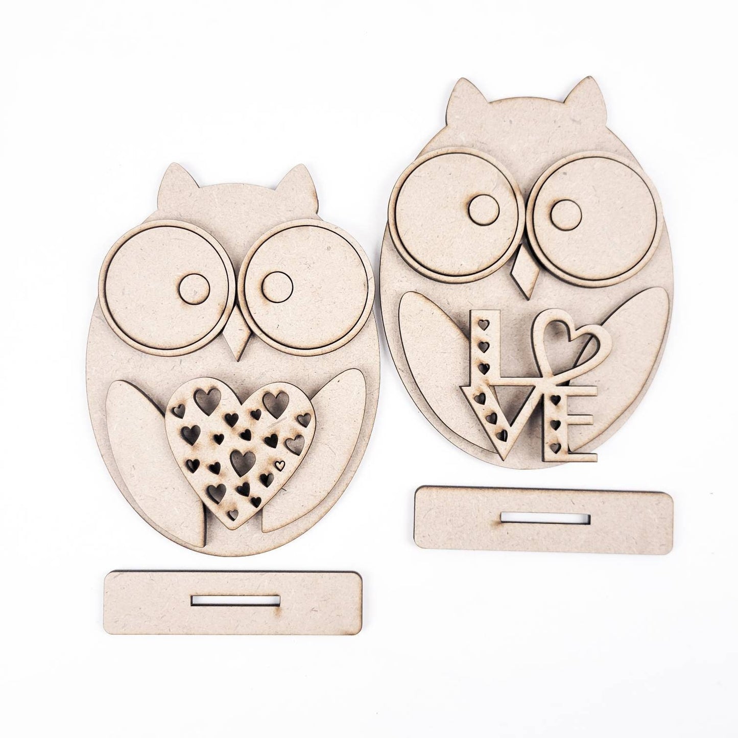 Sweetheart Owls Set of 2 Valentine's Day Kids DIY Paint Kit