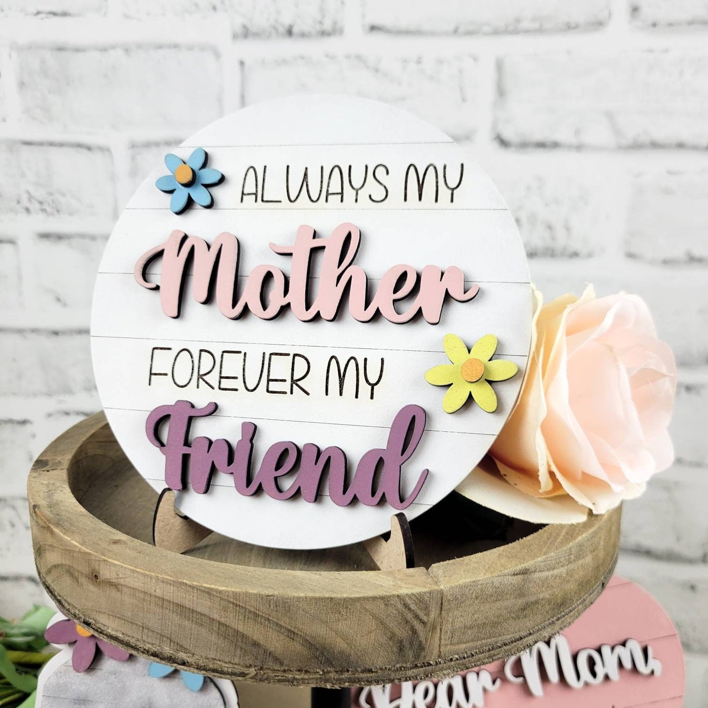 Mother's Day Tiered Tray DIY Paint Kit