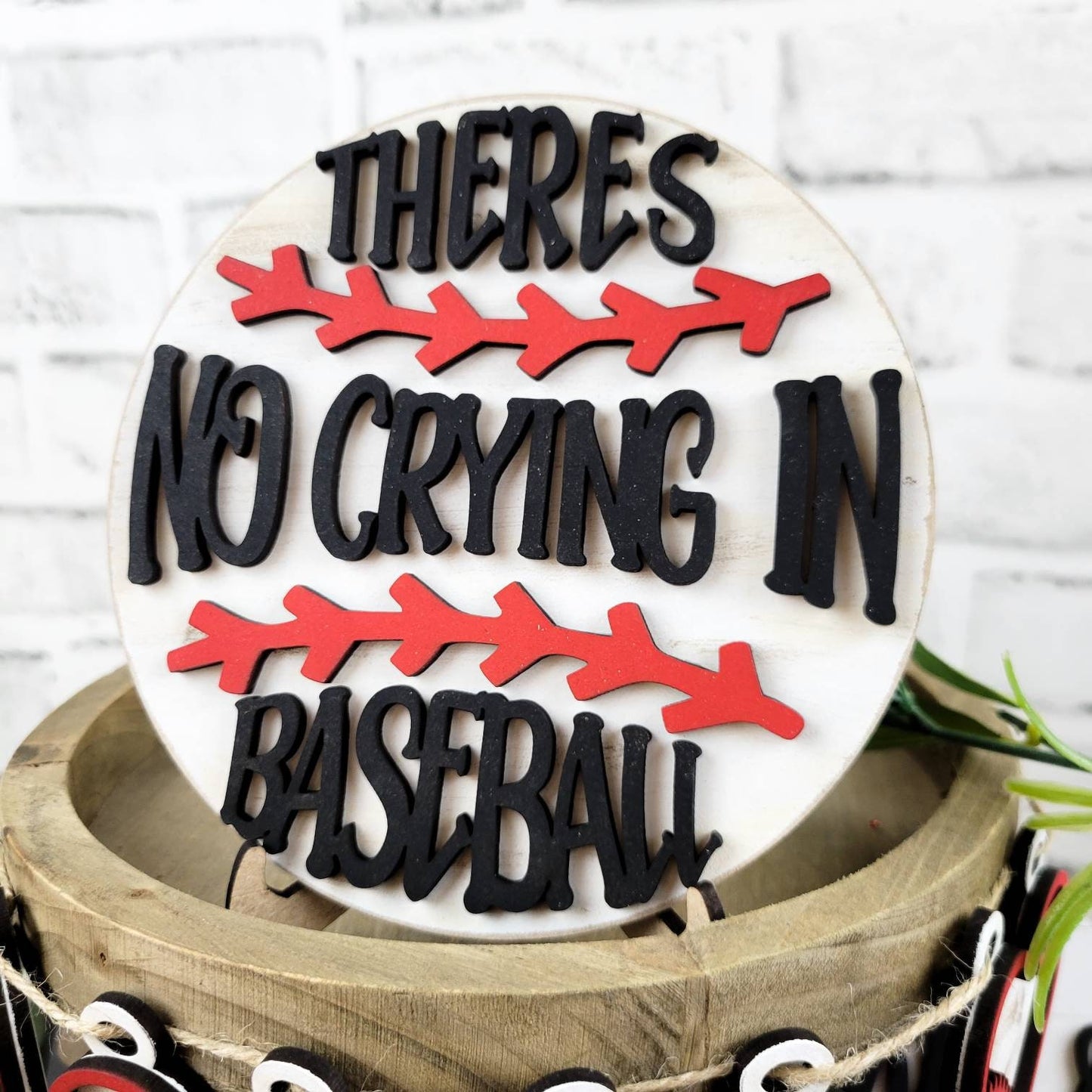 No Place Like Home Baseball Tiered Tray DIY Tiered Tray Kit