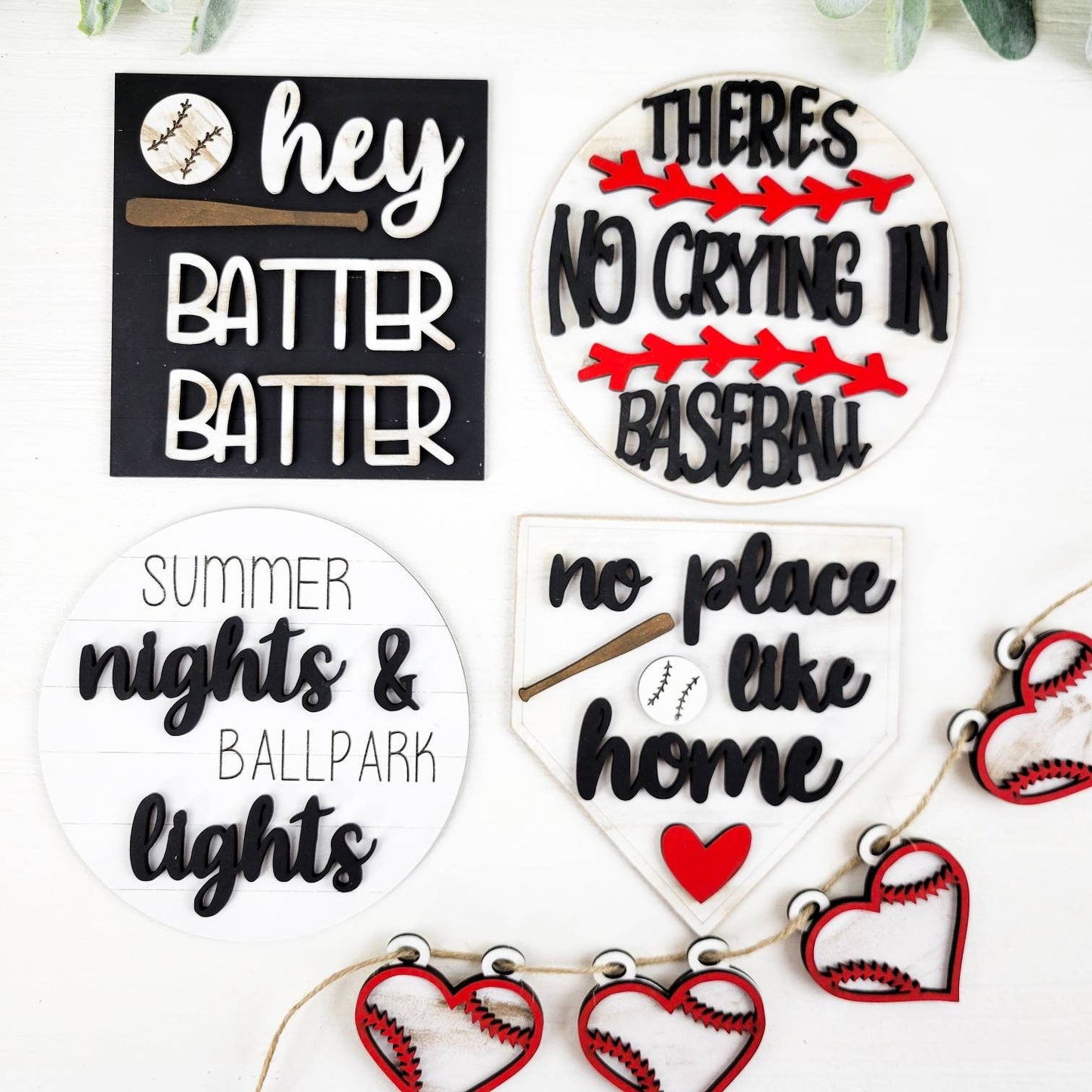 No Place Like Home Baseball Tiered Tray DIY Tiered Tray Kit