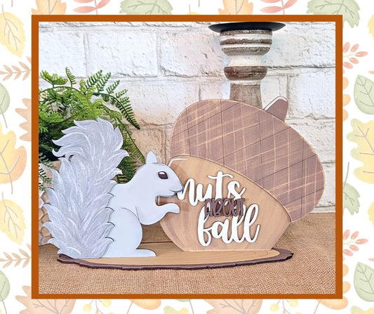Nuts About Fall Shelf Sitter DIY Kit