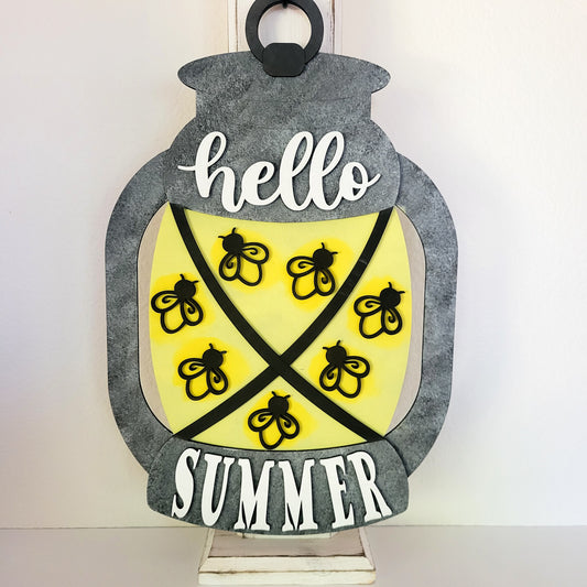 Summer Lantern Hanging Sign