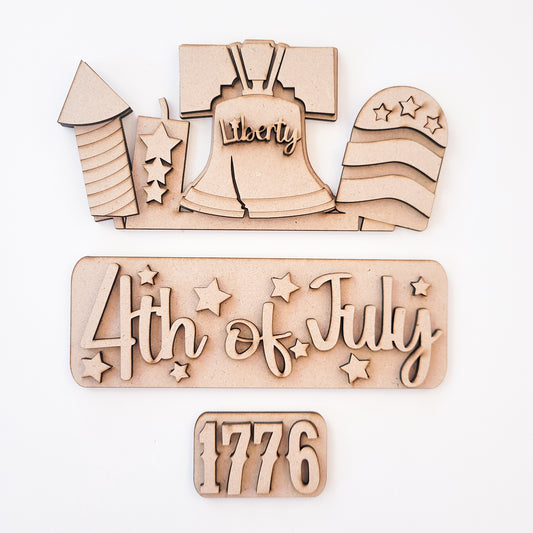 4th of July Interchangeable Truck Add-On