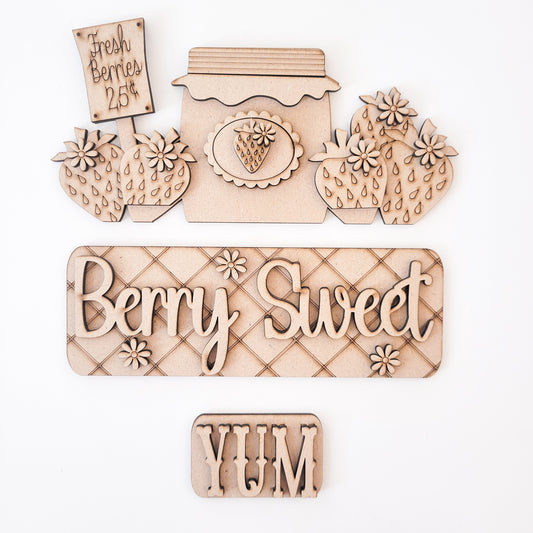 Berry Sweet Strawberries Interchangeable Truck Add-On