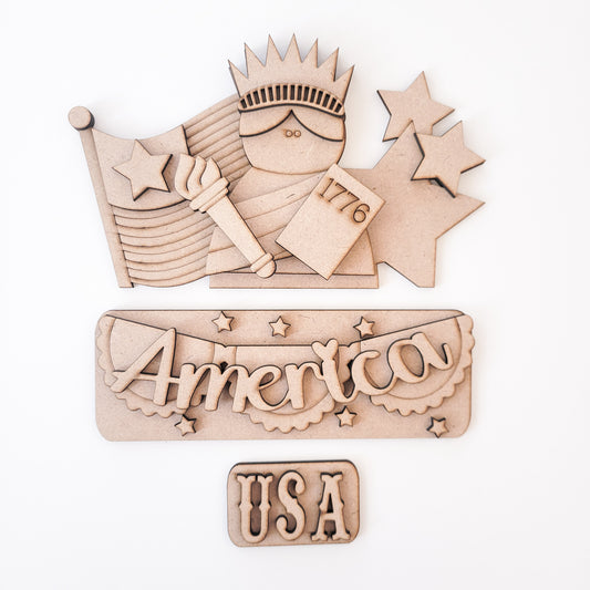America Independence Day Interchangeable Truck Add-On