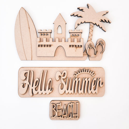 Beach Summer Interchangeable Truck Add-On