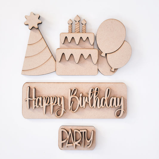 Happy Birthday Interchangeable Truck Add-On