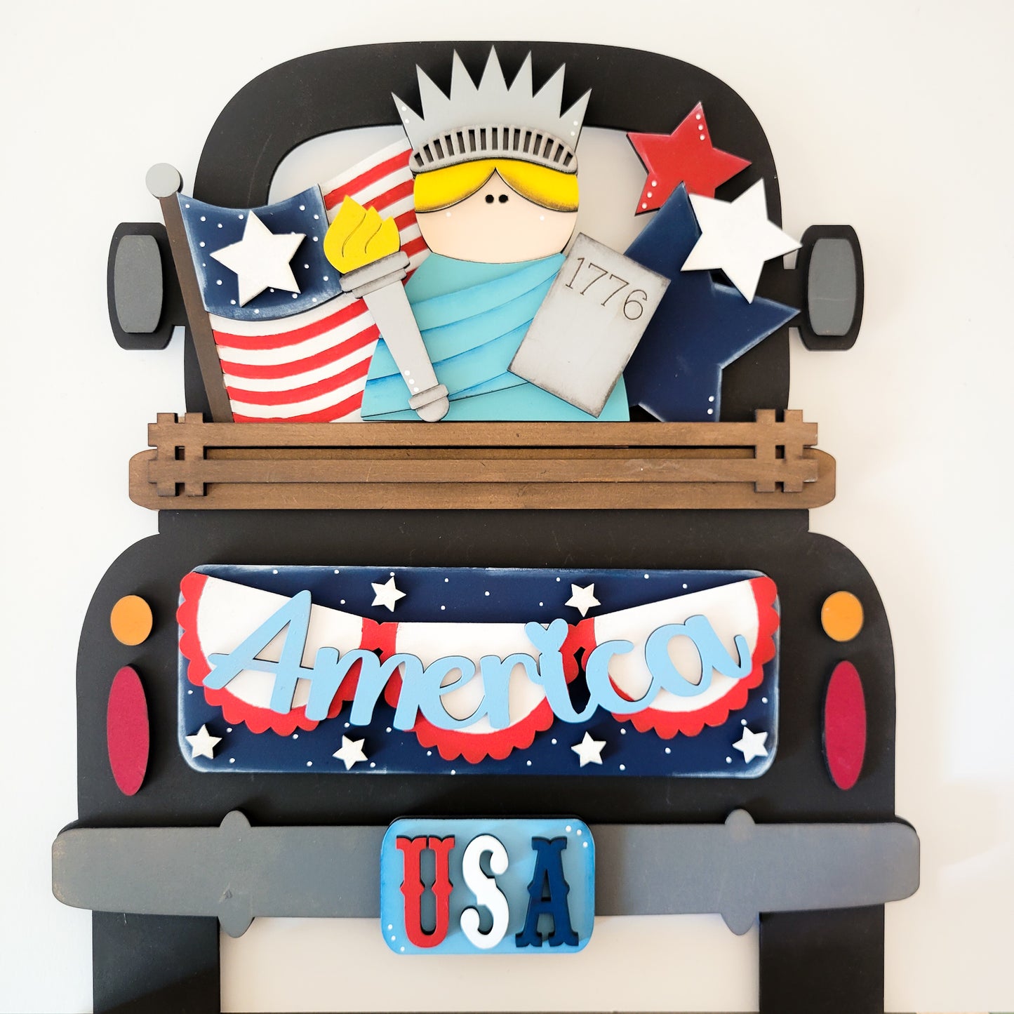 America Independence Day Interchangeable Truck Add-On