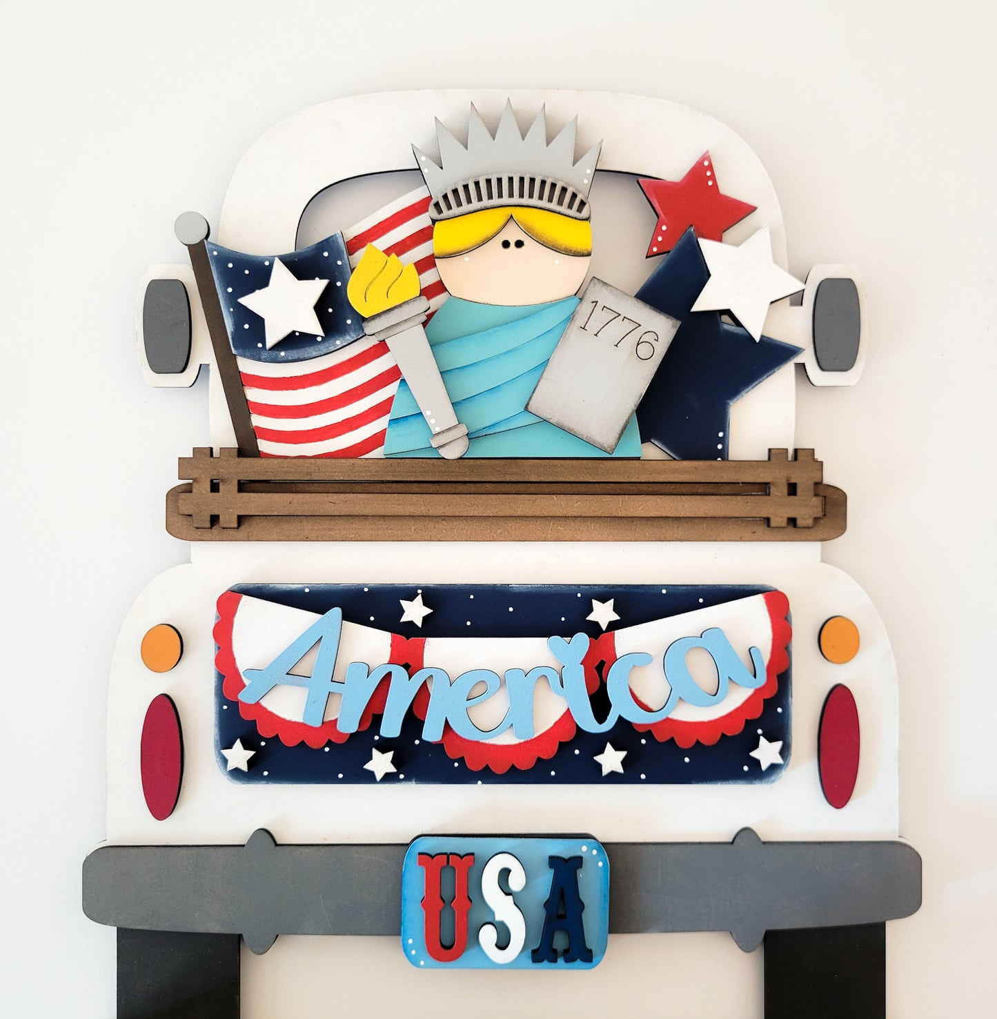 America Independence Day Interchangeable Truck Add-On