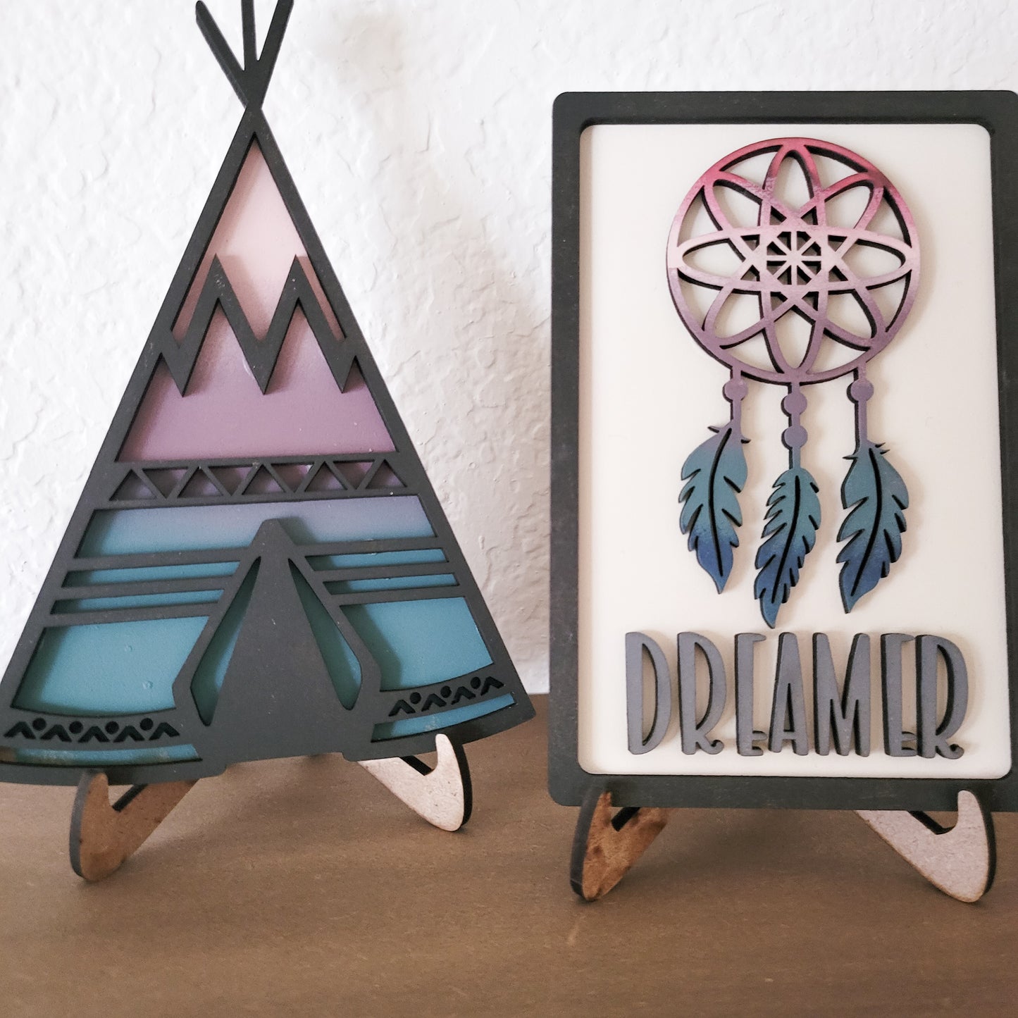 Hanging Shelves and Boho Signs July 2023