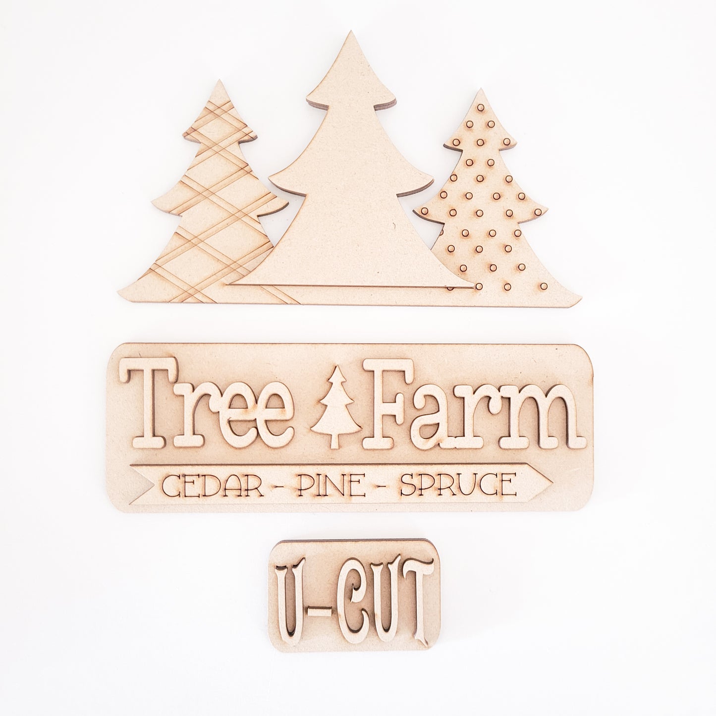 Tree Farm Christmas Holiday Interchangeable Truck Add-On