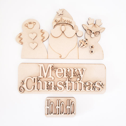 Merry Christmas Holiday Interchangeable Truck Add-On