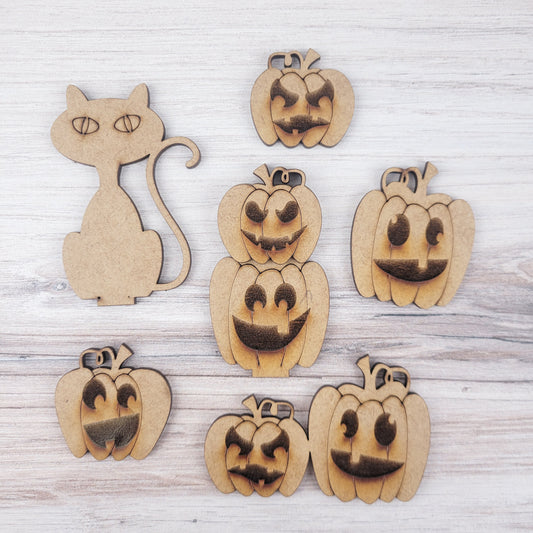 Jack O Lanterns Halloween Gumball Jar Filler