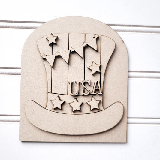 July V2 Seasonal Interchangeable Insert – Fits DIY Arched Frame Kits