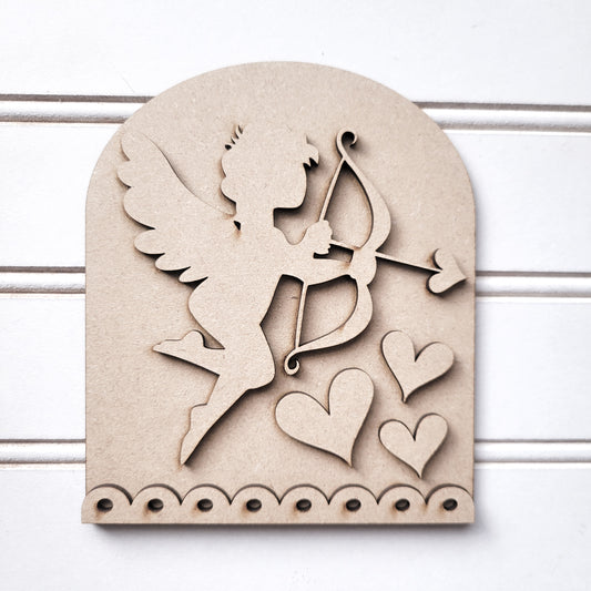 February V2 Seasonal Interchangeable Insert – Fits DIY Arched Frame Kits