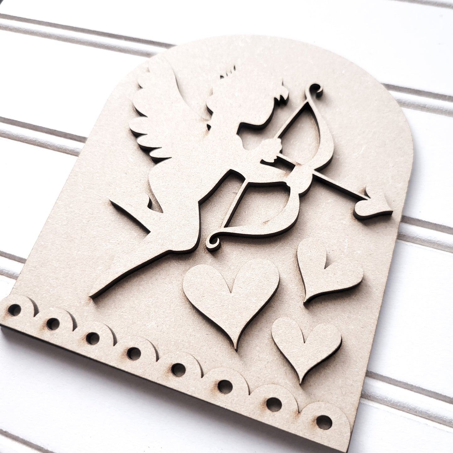 February V2 Seasonal Interchangeable Insert – Fits DIY Arched Frame Kits