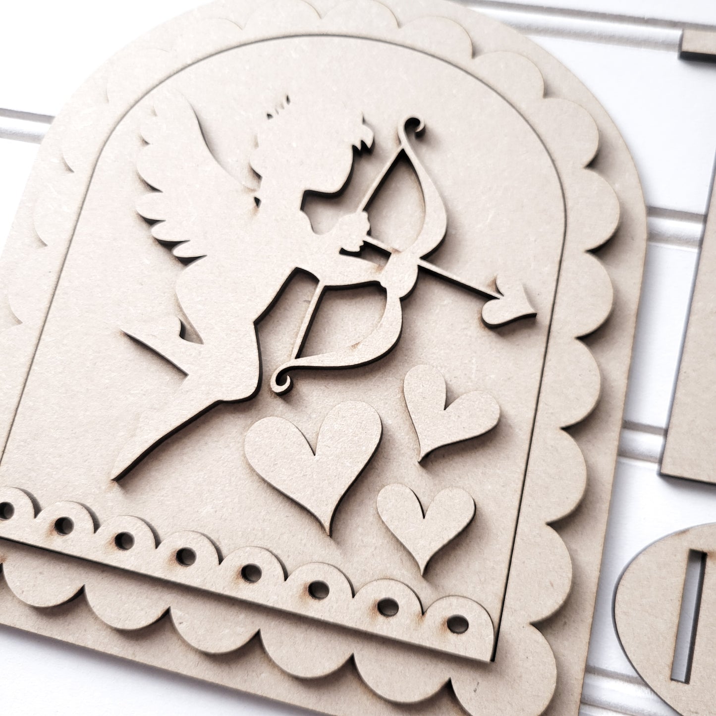 February V2 Seasonal Interchangeable Insert – Fits DIY Arched Frame Kits