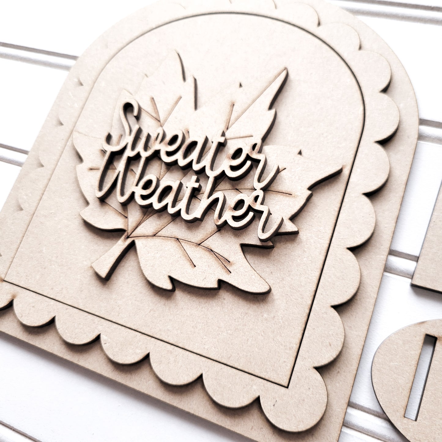 September V1 Seasonal Interchangeable Insert – Fits DIY Arched Frame Kits