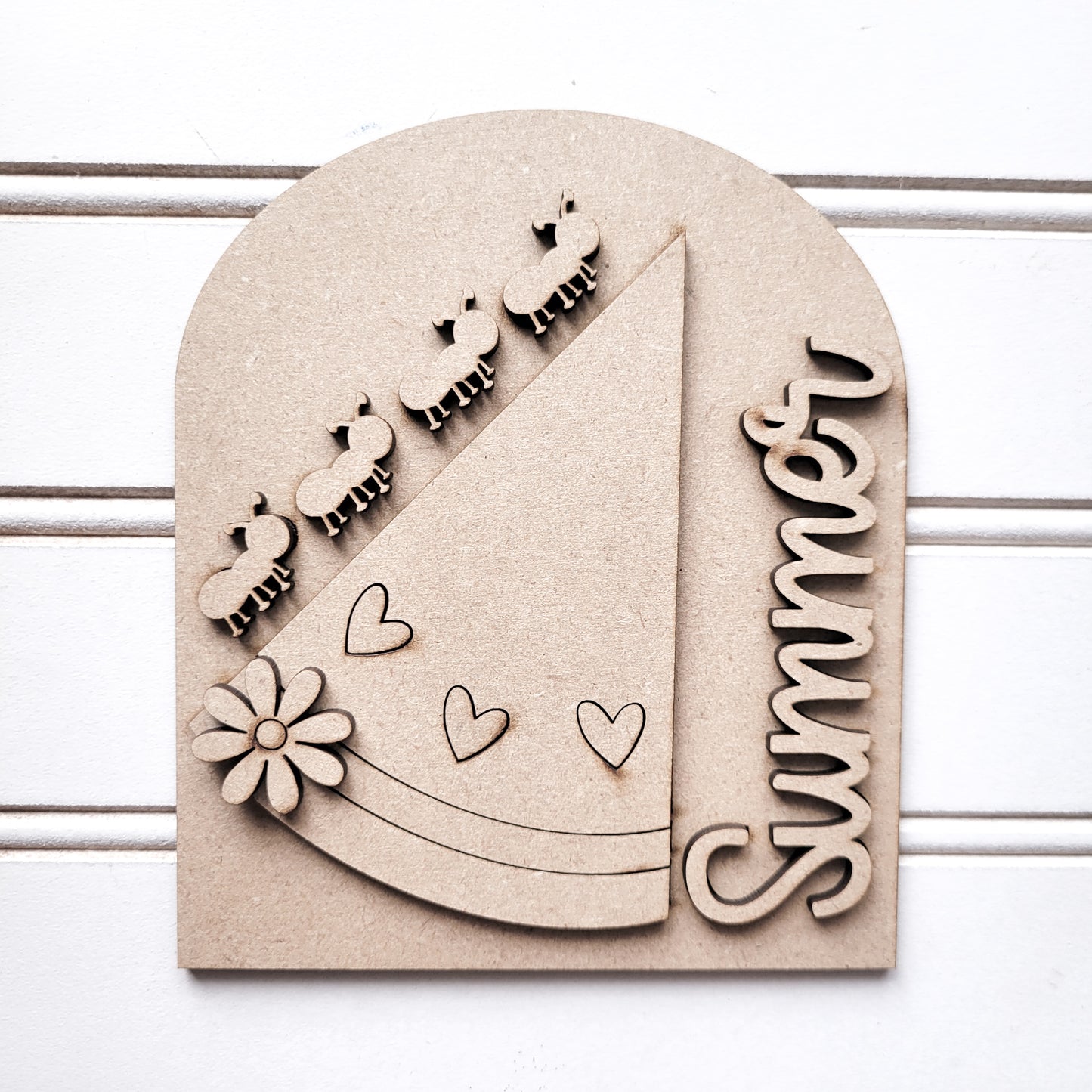 June V1 Seasonal Interchangeable Insert – Fits DIY Arched Frame Kits